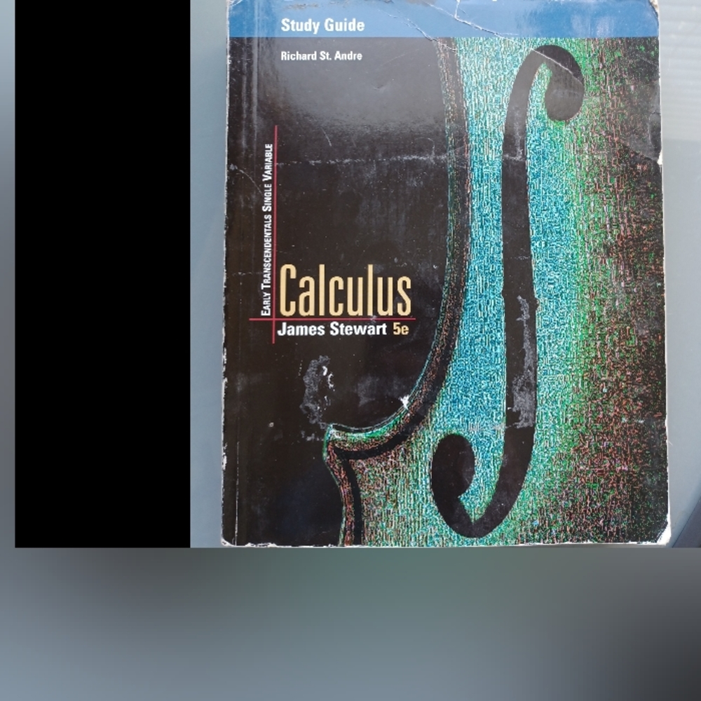 Calculus study guide textbook
